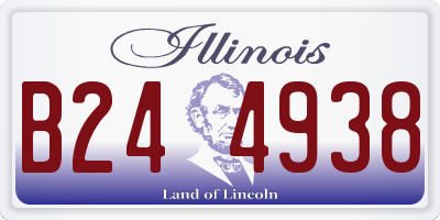 IL license plate B244938