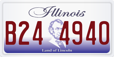 IL license plate B244940