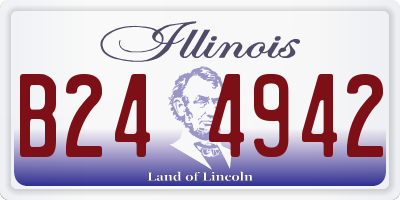 IL license plate B244942