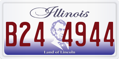 IL license plate B244944