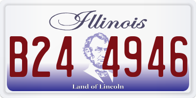IL license plate B244946