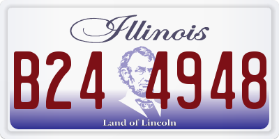 IL license plate B244948