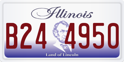 IL license plate B244950