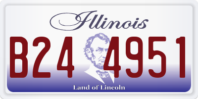 IL license plate B244951