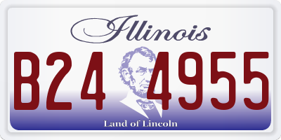 IL license plate B244955