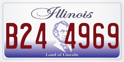 IL license plate B244969