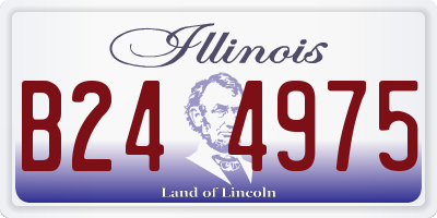 IL license plate B244975