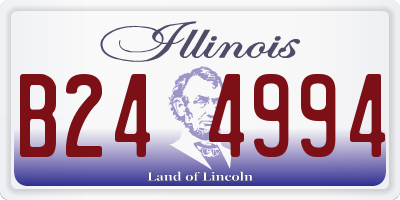 IL license plate B244994