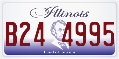 IL license plate B244995