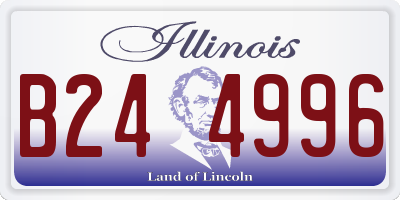IL license plate B244996