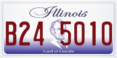IL license plate B245010