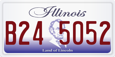 IL license plate B245052