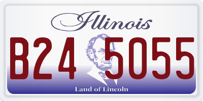 IL license plate B245055