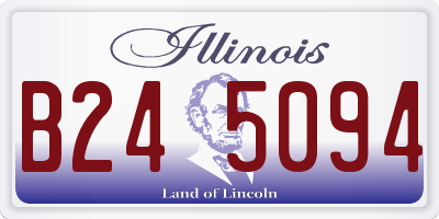 IL license plate B245094