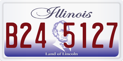 IL license plate B245127