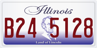 IL license plate B245128