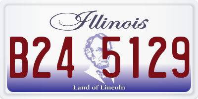 IL license plate B245129