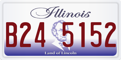 IL license plate B245152