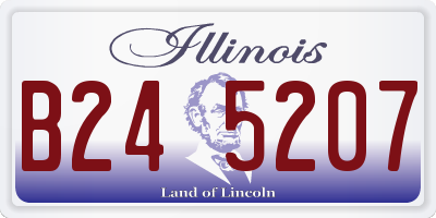 IL license plate B245207
