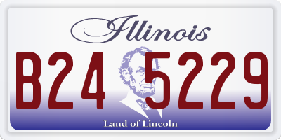 IL license plate B245229