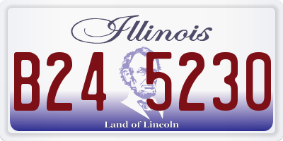 IL license plate B245230