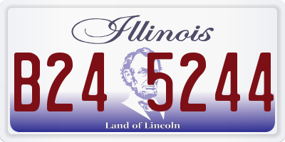 IL license plate B245244