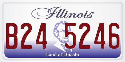 IL license plate B245246