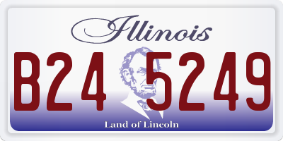 IL license plate B245249