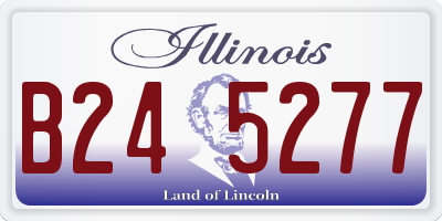 IL license plate B245277