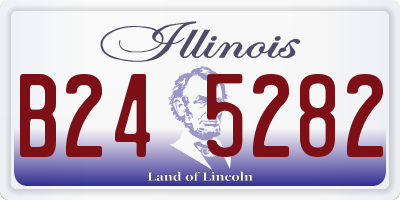 IL license plate B245282