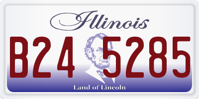 IL license plate B245285