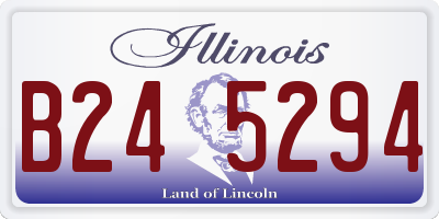 IL license plate B245294