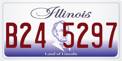 IL license plate B245297