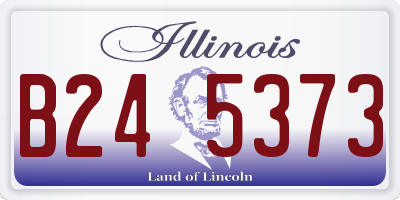 IL license plate B245373