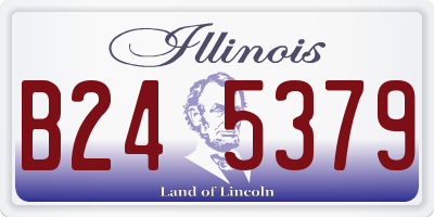 IL license plate B245379