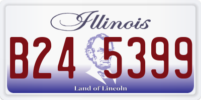 IL license plate B245399
