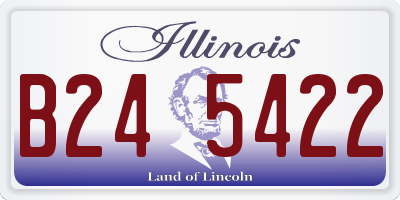 IL license plate B245422