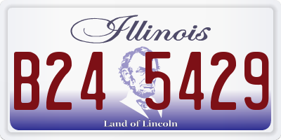 IL license plate B245429