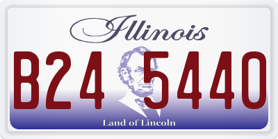 IL license plate B245440