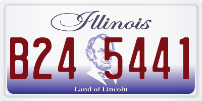 IL license plate B245441
