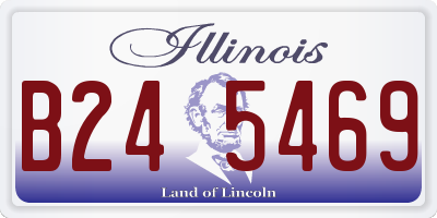 IL license plate B245469