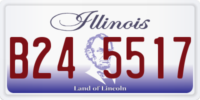 IL license plate B245517