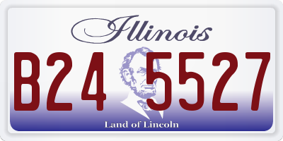 IL license plate B245527