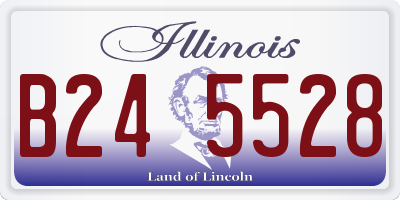 IL license plate B245528