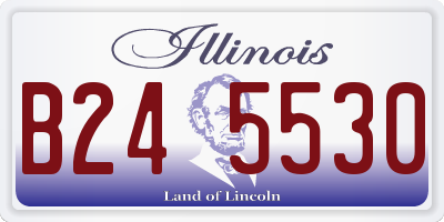 IL license plate B245530
