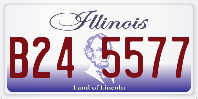 IL license plate B245577