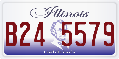 IL license plate B245579