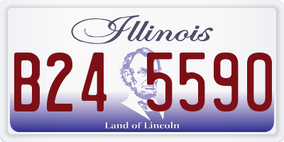 IL license plate B245590
