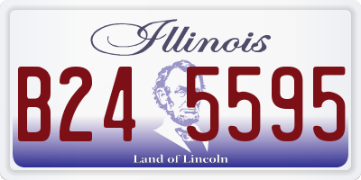 IL license plate B245595