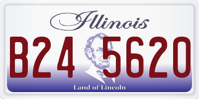 IL license plate B245620